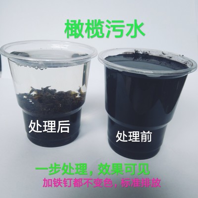 厂家直销污水处理剂食品厂污水橄榄污水处理剂絮凝剂净化剂