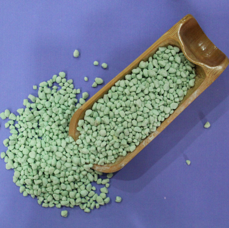 生产七水硫酸亚铁颗粒 农业级 2-4mm蓝绿色颗粒