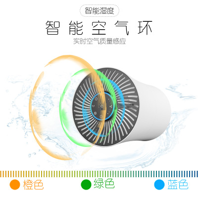 跨境新款空气净化器家用办公桌面台式净化器负离子清新机厂家直供图3