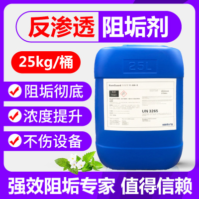 凯米拉反渗透阻垢剂11-100X RO膜无磷高效除垢水处理设备专用药剂