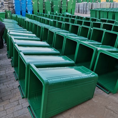 厂家 240升铁桶 分类铁皮垃圾桶 环卫垃圾桶 挂车240L铁质垃圾桶