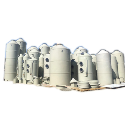 厂家供应脱硫环保工业废气净化器除尘废气处理设备pp喷淋塔洗涤塔