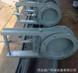 圆口闸板阀300*300污水手动插板阀电液动推杆螺旋闸门风管插板阀图3