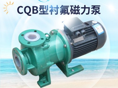 衬氟磁力泵 无泄漏磁力泵 扬子泵阀 CQB5032-160F图1