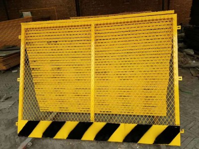 网都 户外建筑 竖管单板 安全警示护栏 基坑护栏 防锈基坑污水围栏
