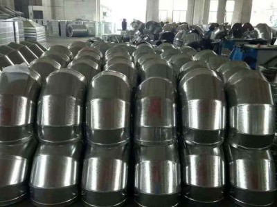 【长泽暖通】无锡不锈钢弯头厂家 定制加工通风设备镀锌弯头图1