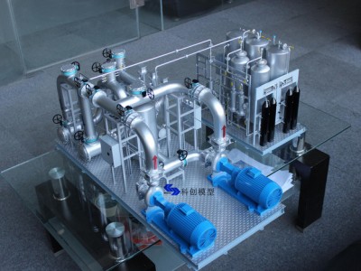 供应VOC废气沸石浓缩焚烧系统  机械设备模型制作 产品设备模型 工业机械模型