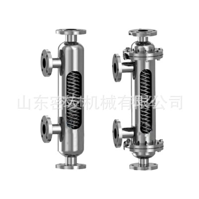 密友加工定制不锈钢螺旋缠绕换热器 导热油换热器 饱和蒸汽换热器图3