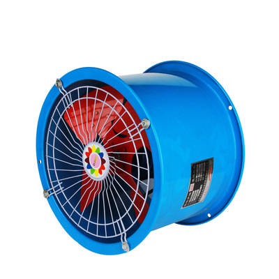 SF2号8寸低噪声圆筒管道式轴流风机 工业排风机 厨房排烟风机