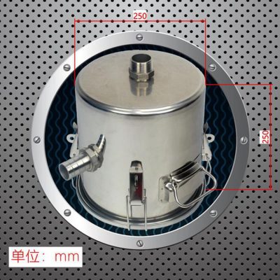 耐高温不锈钢2寸旋涡气泵过滤桶14L18L110L160L杂质收集器集灰桶图3