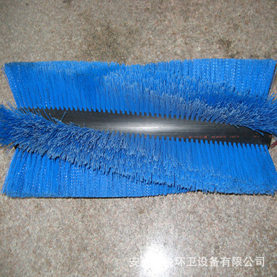 厂家供应V形尼龙丝环卫毛刷辊 环卫清洗毛刷 扫路刷洗地刷 可定制图3