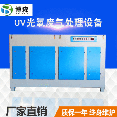 UV光氧催化废气处理设备 活性炭一体机等离子净化器烤漆房废气图2