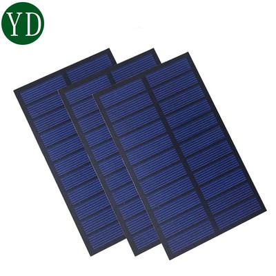 草坪地插灯太阳能板尺寸138x82单多晶硅电池板功率1.6瓦5v