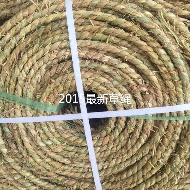 批发 节能环保材料-草绳 树木裹干保温防寒材料 稻草绳 绿化草绳