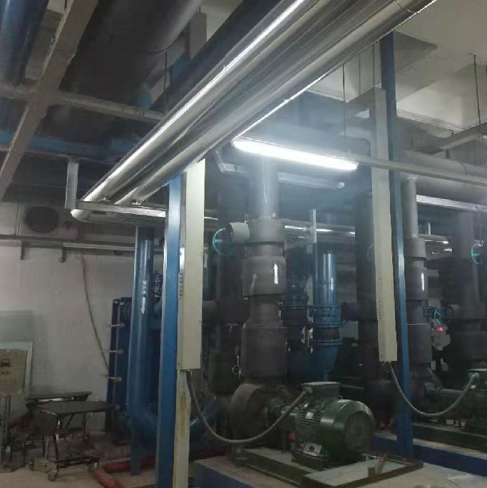 中央空调（水）安装  泵房，末端安装。供应末端及通风设备