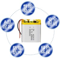 涵鹰3.7V三元聚合物锂电池生产厂家403035 400mAh胎压检测仪GPS导航仪锂离子电池