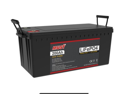 MUST5度电锂电池 BMS100A基站用不断电锂电池组 25.6v200ah磷酸铁锂电池LP15-24200-LDL图1