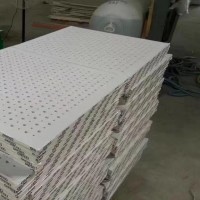 中音穿孔吸音板厂家 8mmFC穿孔吸音板  复合吸音板 穿孔水泥板 FC穿孔吸音板 硅酸钙穿孔板厂家