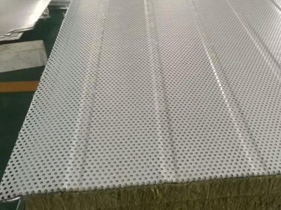 众亿铝板镀锌彩钢 冲孔吸音板 冲孔网板 吸声屏障 **产品供应商