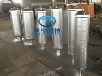真空泵排气消声器 储气罐排气消声器 空压机排气消声器 管道排气消声器图1