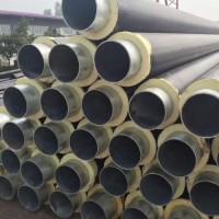 河北圣泽生产岩棉保温管 供应钢套保温管 架空式保温管厂家