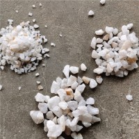 河北双万特净水处理石英砂 白色草坪石英砂
