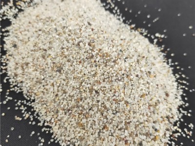厂家批发大颗粒石英砂 黄色白色石英砂  水处理用石英砂图1