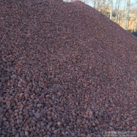 【登峰建材】大量销售火山石  水处理过滤红色 黑色火山石