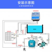 爱克游泳池鱼池砂缸水上乐园净化水沙缸过滤器循环水处理系统设备水泵