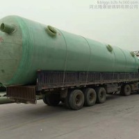 地埋式玻璃钢化粪池 生活小区污水处理沉淀池   缠绕式隔油池 隆康