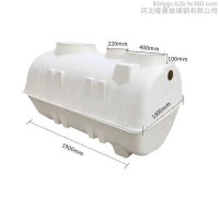厂家可定制厕改污水处理器地埋式玻璃钢模压化粪池批发