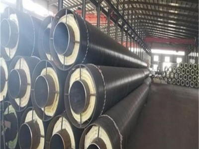 陕西 钢套钢保温管 直埋式钢套钢保温管 厚东管道图1