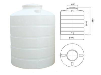 益乐 PE塑料水塔  污水处理塑料水塔湖北**