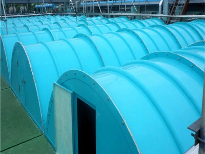 创兴 污水池加盖 污水处理厂玻璃钢集气罩
