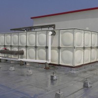 玻璃钢铜铝水箱 水箱 原水处理水箱定制​