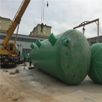 玻璃钢化粪池地埋式家用别墅用化粪池小区污水处理设备沉淀池 厂家专业制作