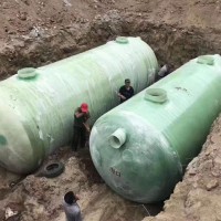 隆康  规格齐全污水处理工业工程沉淀池 地埋式缠绕手糊玻璃刚化粪池