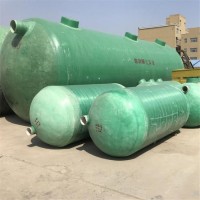 隆康 规格齐全沉淀池缠绕式污水处理污设玻璃钢手糊耐腐蚀化粪池厂家