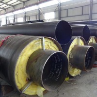 沧州江鸿管道装备有限公司经营 预制蒸汽保温管 钢套钢蒸汽保温管道