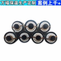 钢套钢蒸汽直埋保温管 直埋热水保温钢管 万福供应