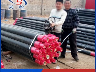兴松 埋地瓦克保温预制直埋保温管 沧州防腐保温钢管图1