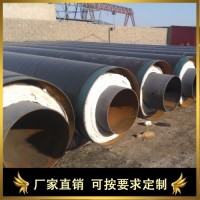 平顶山3pe硅酸铝保温层钢套钢保温管  钢套钢硅酸铝复合直埋保温管