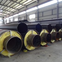 厂家生产 直埋蒸汽保温管 钢套钢保温螺旋钢管 国标钢套钢保温钢管 高温蒸汽直埋保温钢管 蒸汽架空保温钢管