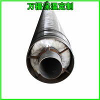 复合玻璃棉钢套钢保温管 埋地蒸汽管 耐高温支持定制