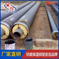 双面埋弧螺旋焊缝钢管(钢套钢预制直埋保温管道）工厂价格风暴