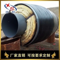 补偿器保温加工厂家  超细玻璃棉保温层钢套钢保温管厂家