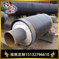 钢套钢防水密封补偿节    石墨保温层蒸汽钢套钢保温管价格