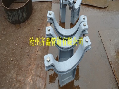 室内管道支吊架垂直不保温管道用导向支架，齐鑫制造图1