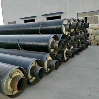 直埋式钢套钢保温钢管 热力直埋钢套钢保温管道 恒诚管道厂家
