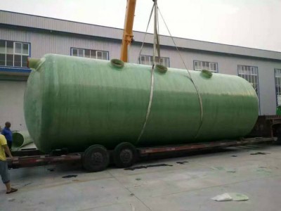 地埋式玻璃钢化粪池 污水处理沉淀池  缠绕式蓄水池   手糊式隔油池批发 隆康图1